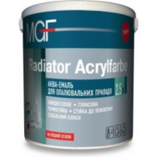 Аква-эмаль для отопительных приборов MGF Radiator Acrylfarbe (2,5 л.)