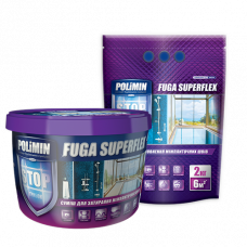 Затирка для швів Полімін FUGA SUPERFLEX (карамель) 2 кг