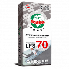 Стяжка для підлоги цементна Ансерглоб LFS-70 (10-60мм) (25 кг.)