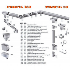 Трійник 100/100/60 017 PROFIL