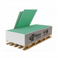 Гіпсокартон стіновий вологостійкий Rigips PRO (Польща) (12.5*1200*2500)